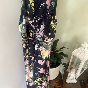 Petal & Pup Black and Gold Jumpsuit